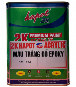 Màu Trắng Đổ Epoxy - 1 Kg | Sơn PU đồ gỗ 