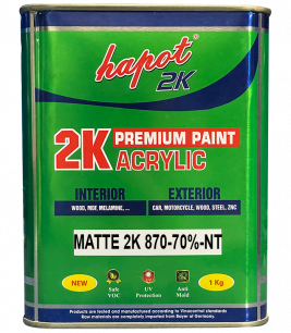 Sơn Mờ 2K 870-70% - NT - 1 Kg | Sơn PU đồ gỗ 