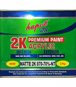 Sơn Mờ 2K 870-70% - NT - 2 Kg | Sơn PU đồ gỗ 