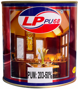 Sơn Pu Mờ 203-50% - 1 Kg | Sơn PU đồ gỗ 