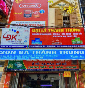 Sơn Bả Thành Trung 269 Trần Nhân Tông, P. Đề Thám, Thái Bình, SĐT: 0363.832.260 - 0912.639.074 - 0989.025.088