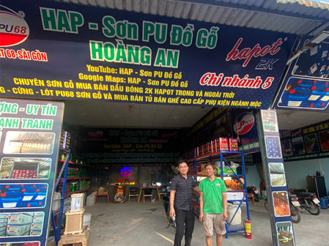 ĐẠI LÝ 2K HAPOT - HAP - Sơn PU Đồ Gỗ Đồng Nai - YOUTUBE - Hoàng  An- 0985.881.344- 0982.303.530