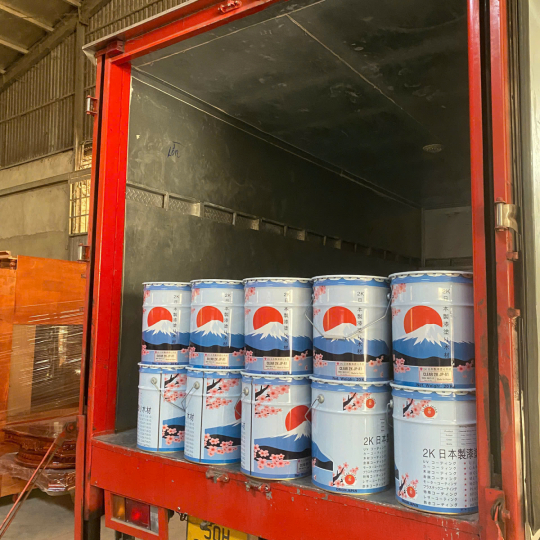 Sơn Bóng 2K JPA1 -16Kg 73$ - Box |Sơn PU đồ gỗ