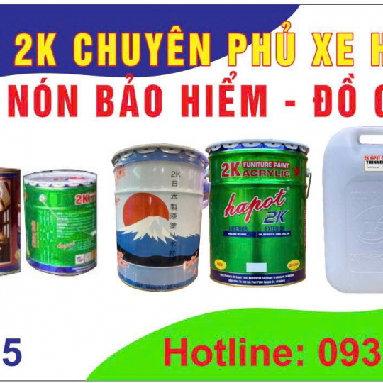 Sơn Trắng Mờ 2K 950-50%-NT - 2 Kg  | Sơn PU đồ gỗ 