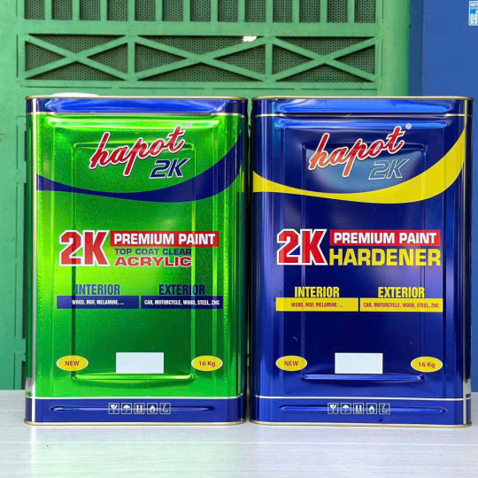 Sơn Trắng Mờ 2K 950-50%-NT - 2 Kg  | Sơn PU đồ gỗ 